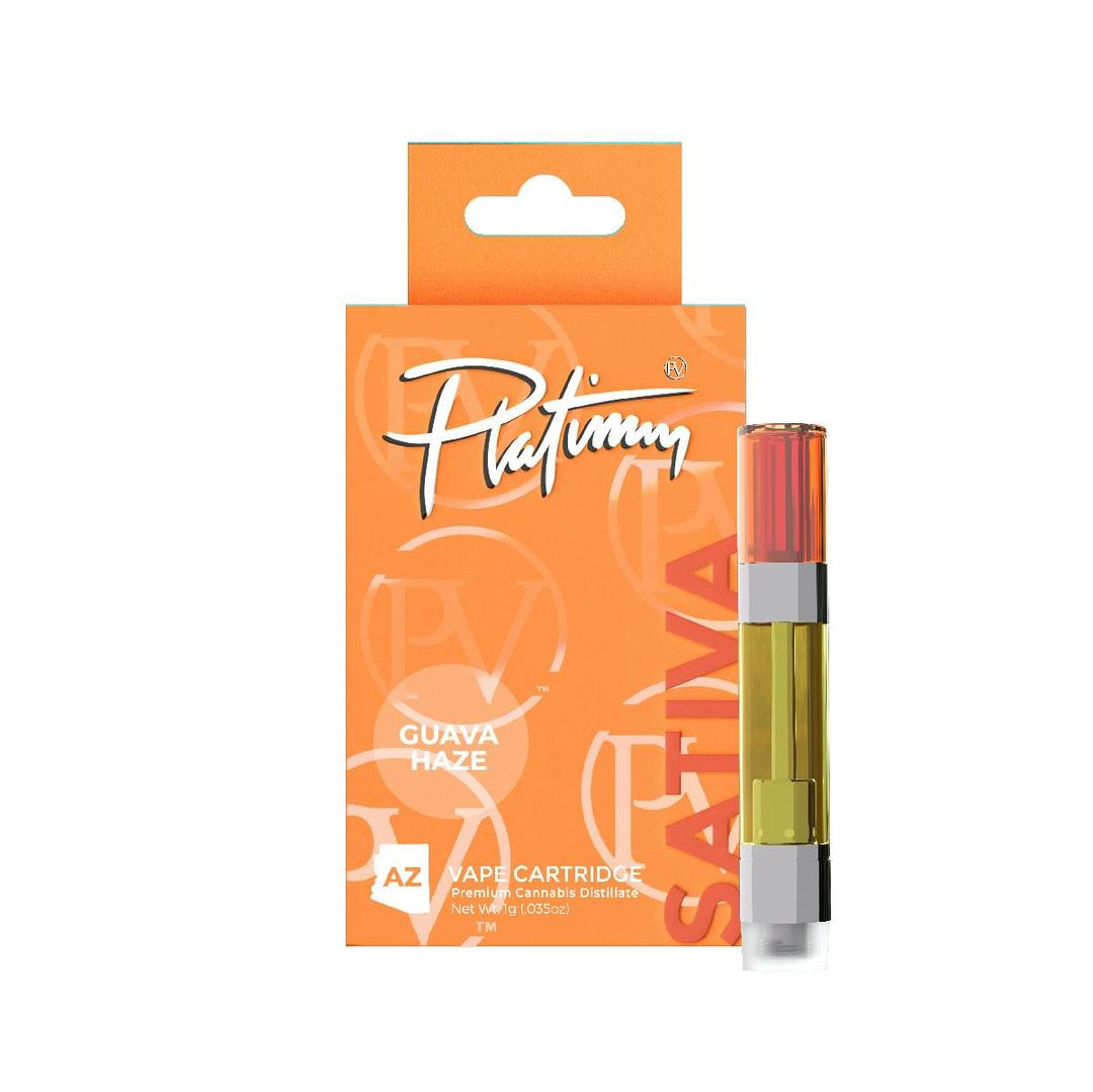 Platinum Vape Guava Haze (Sativa) 510 Thread Cartridge 1g