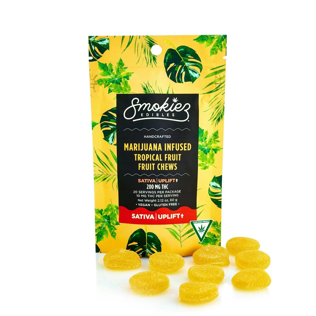 Tropical Fruit | Sativa Uplift | 200mg THC Fruit Chews - MI