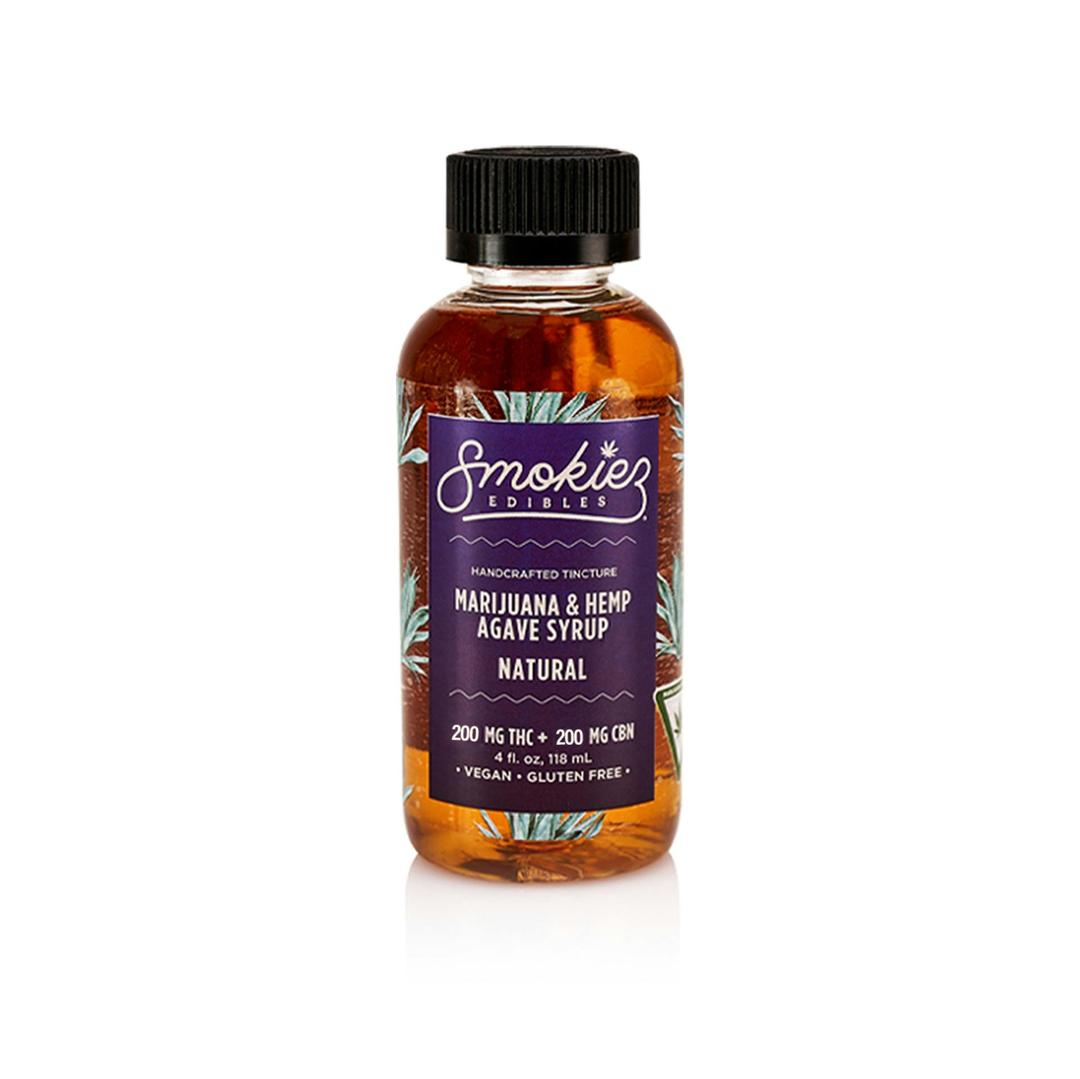 Natural THC:CBN 200mg:200mg Infused Agave Syrup - MI