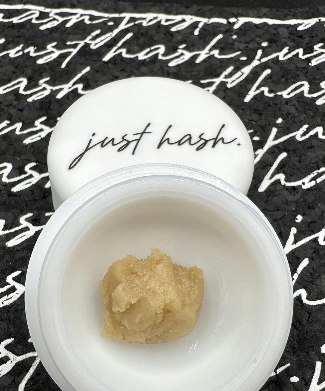 Just Hash - Purple Pimp Cane Live Rosin Badder 1g