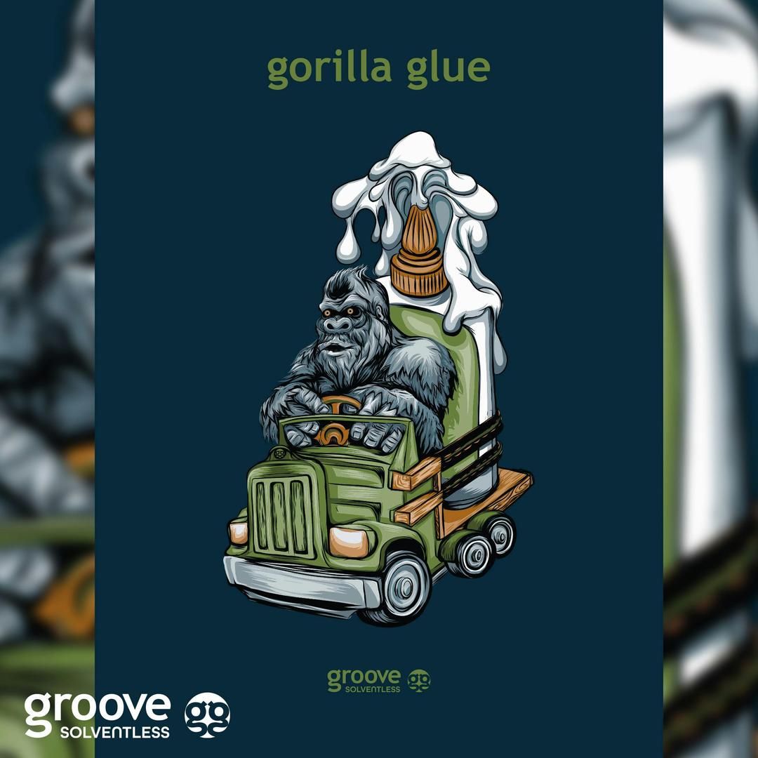 Gorilla Glue Strain Art Poster (18 X 24)