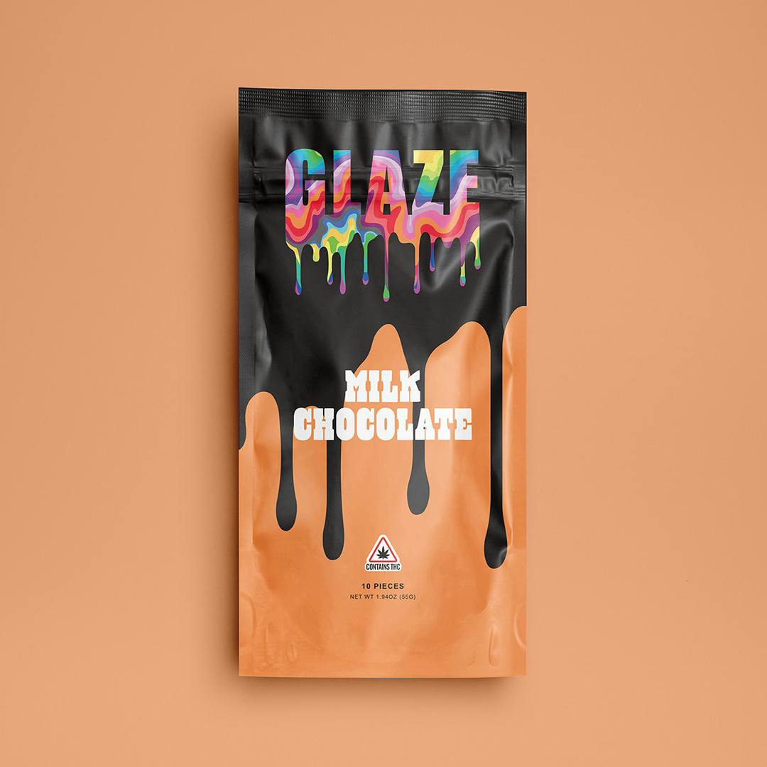 Glaze | Milk Chocolate Bar | 100mg