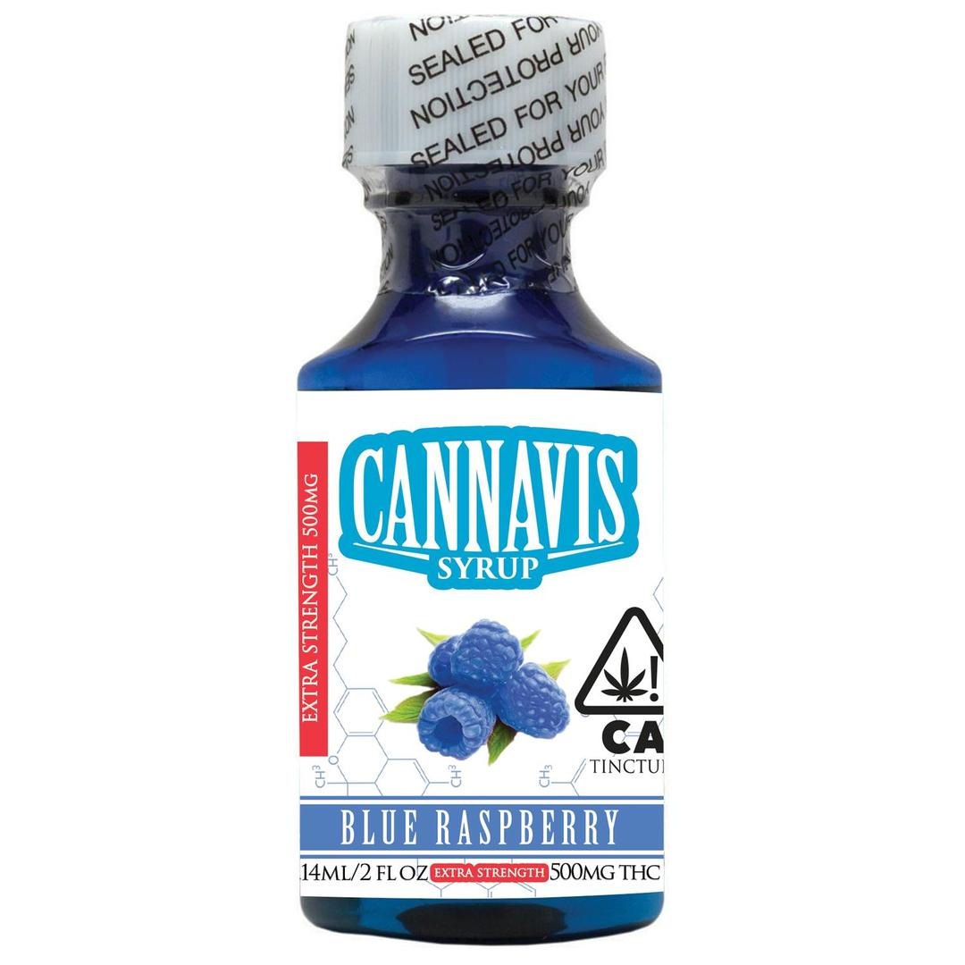 500MG Blue Raspberry Syrup Tincture [Single Bottle]