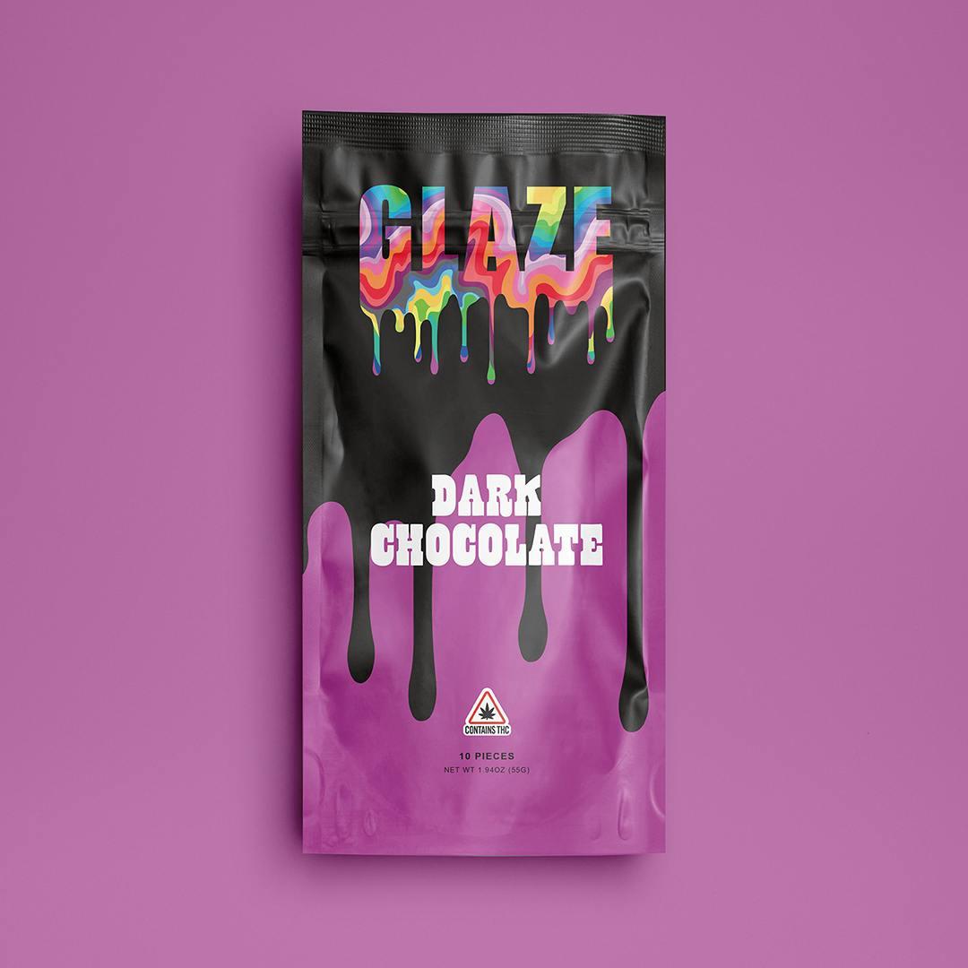 Glaze | Dark Chocolate Bar | 100mg