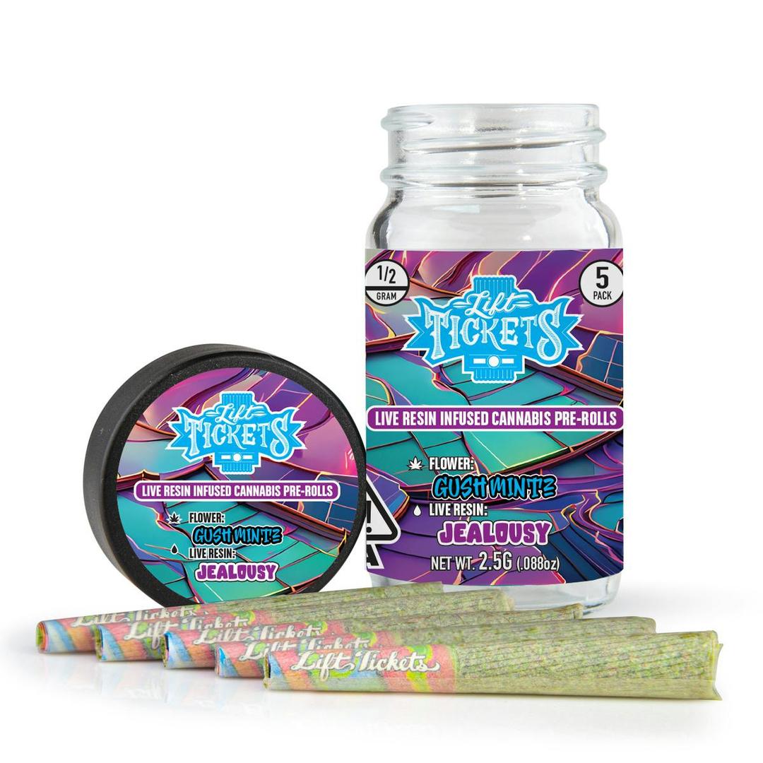 Gush Mintz x Jealousy - Infused Pre-Roll 5-Pack