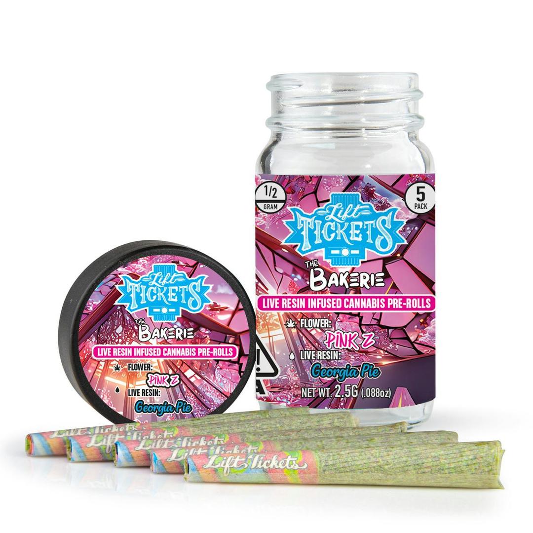 Pink Z x Georgia Pie - Infused Pre-Roll 5-Pack
