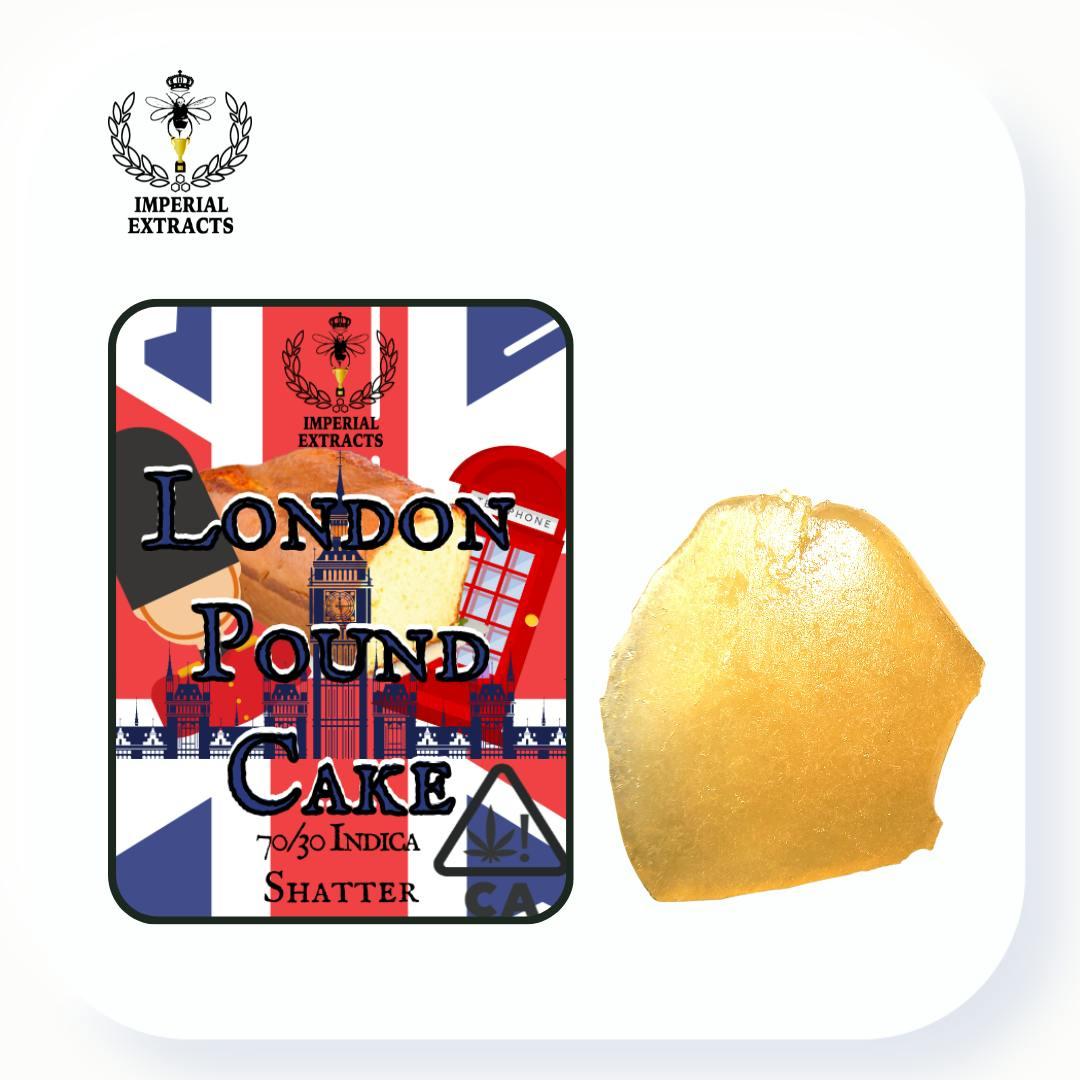 London Pound Cake 1.0 g (Indica) Shatter
