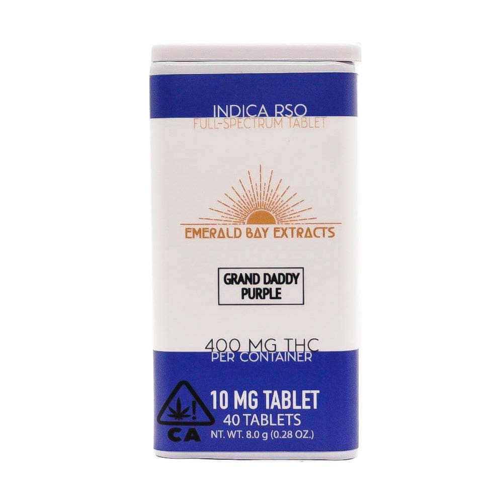 Grand Daddy Purple RSO Tablets (10mg Tablet) (400mg Package)