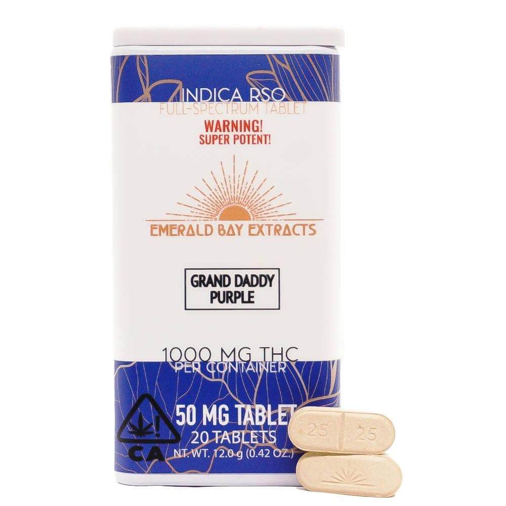 Grand Daddy Purple RSO Tablets (50mg Tablet) (1000mg Package)
