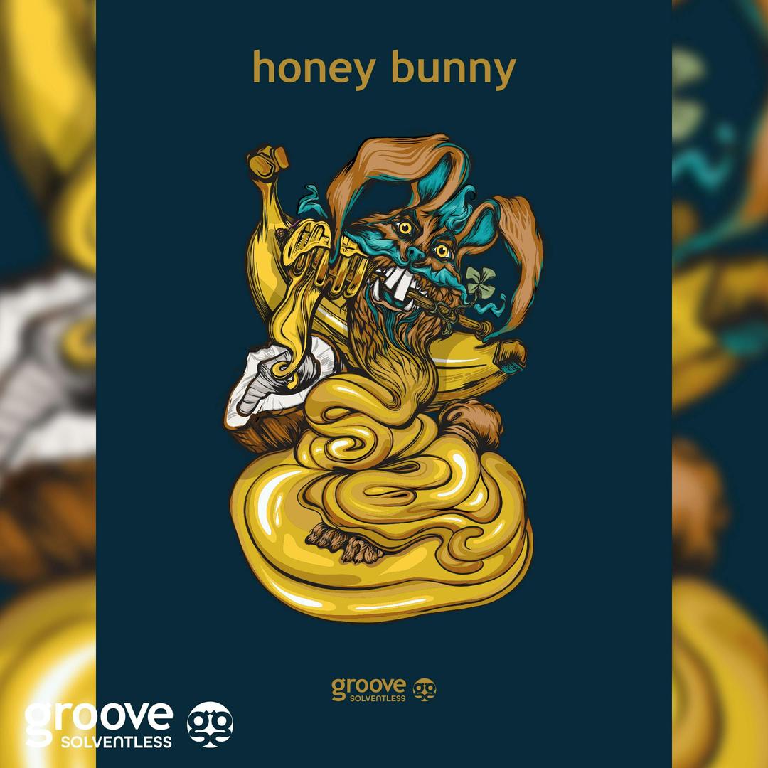 Honey Bunny Strain Art Poster (18 X 24)