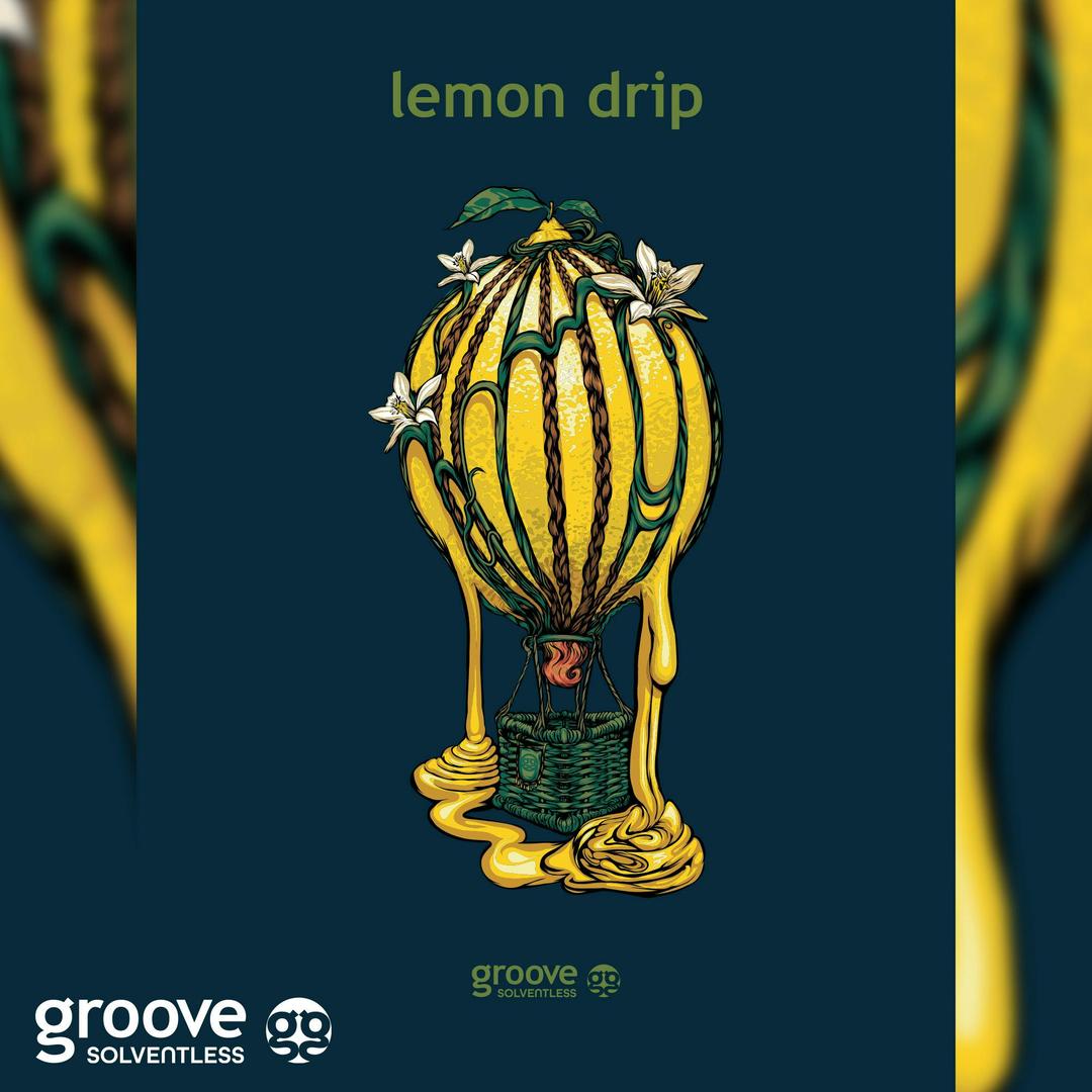 Lemon Drip Strain Art Poster (18 X 24)