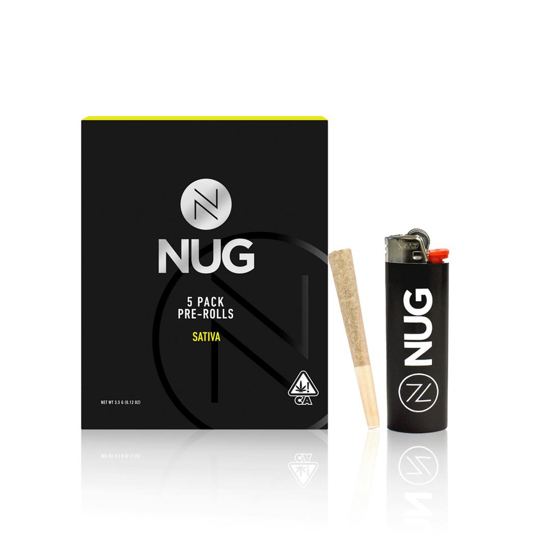 NUG Preroll 5pk w/Lighter - MAC 1