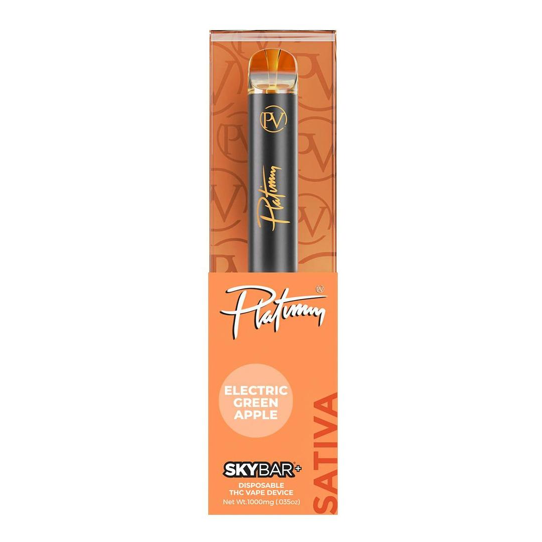 Platinum x Skybar+ Electric Green Apple (Sativa) Disposable 1g