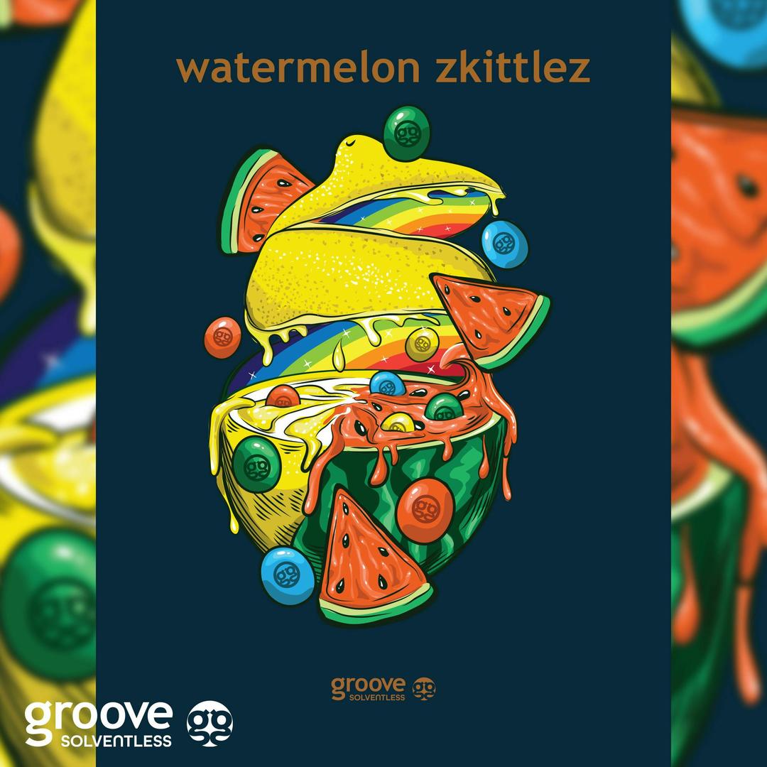 Watermelon Zkittlez Strain Art Poster (18 X 24)