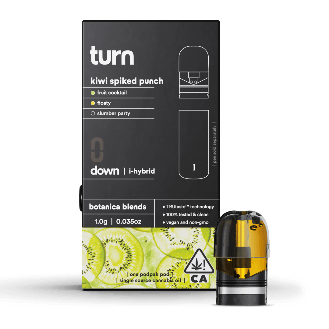 kiwi spiked punch (i-hybrid) / botanica blends / 1g pod