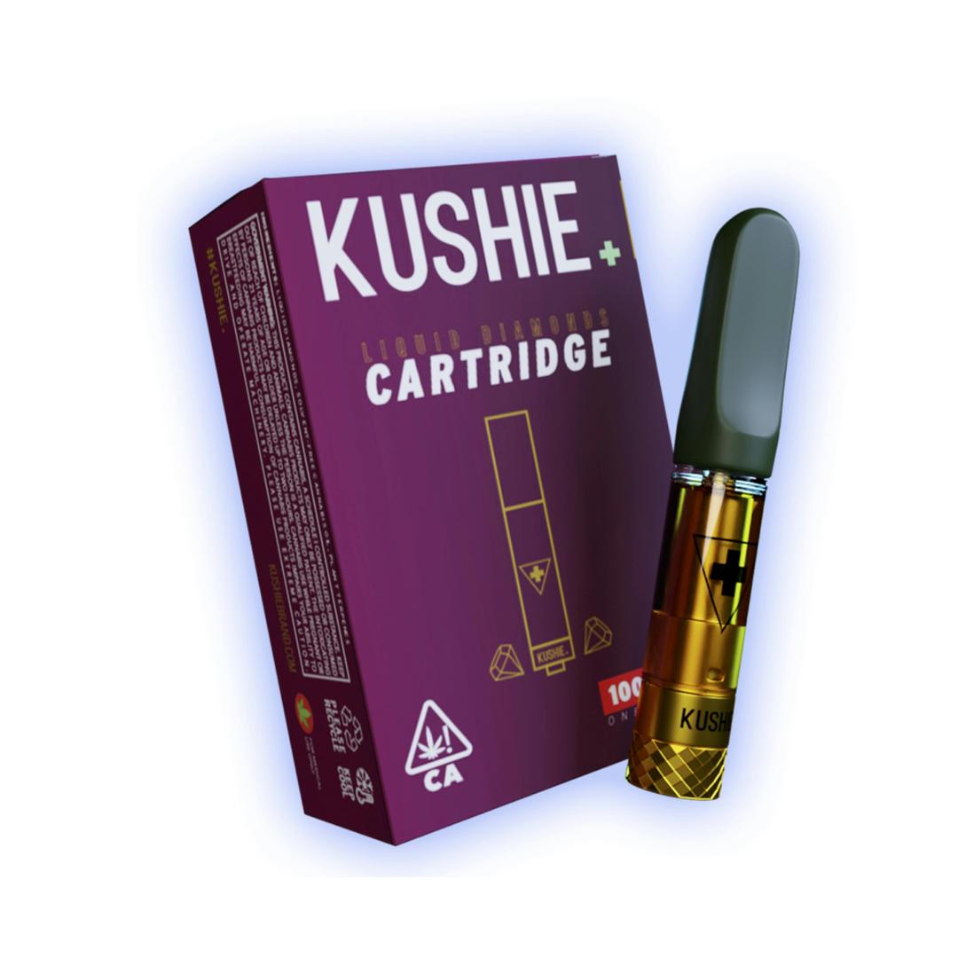 Skywalker OG (Indica) - Kushie+ Gold 1G Liquid Diamonds Vape Cartridge