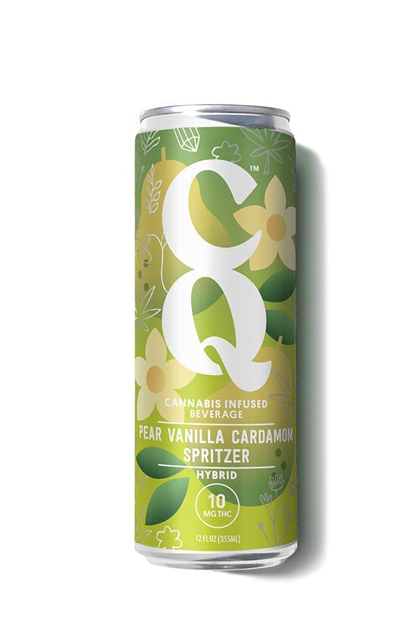 Pear Vanilla Cardamom Spritzer - 12oz - HYBRID - 10mg THC