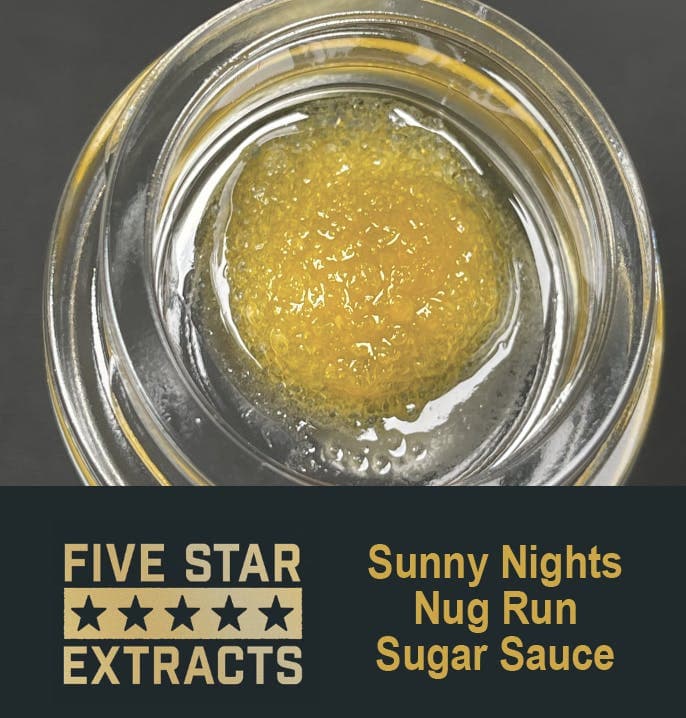 Five Star Extracts: Sunny Nights - 1 Gram Live Sugar Sauce