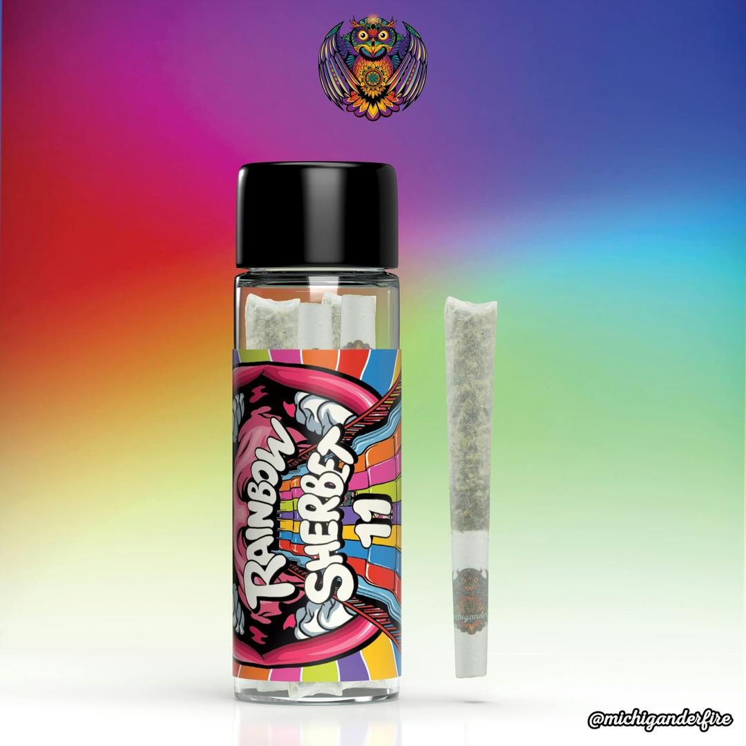Michigander Fire - Rainbow Sherbet 11 (RS11)