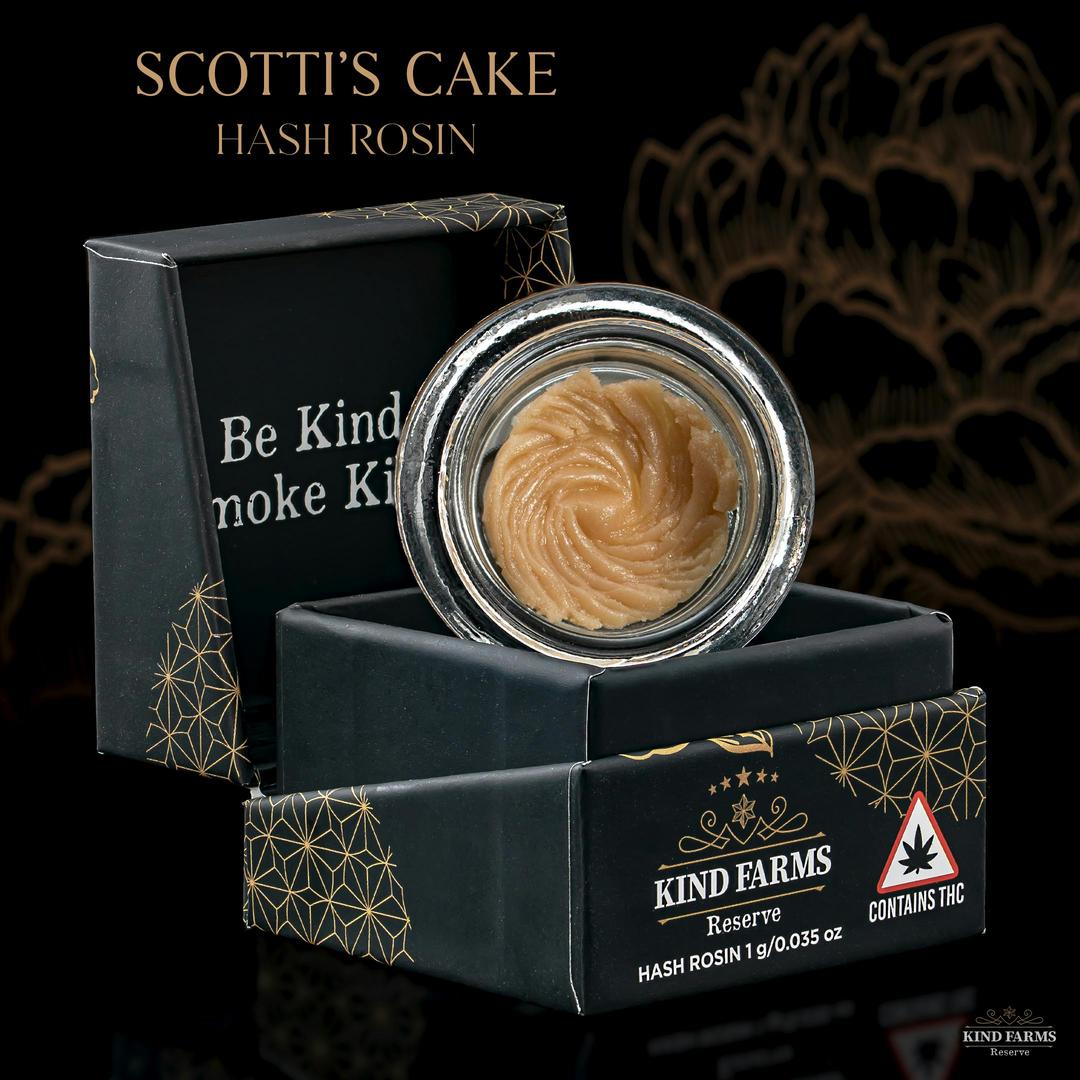 Scotti's Cake Live Hash Rosin - Kind Farms Reserve