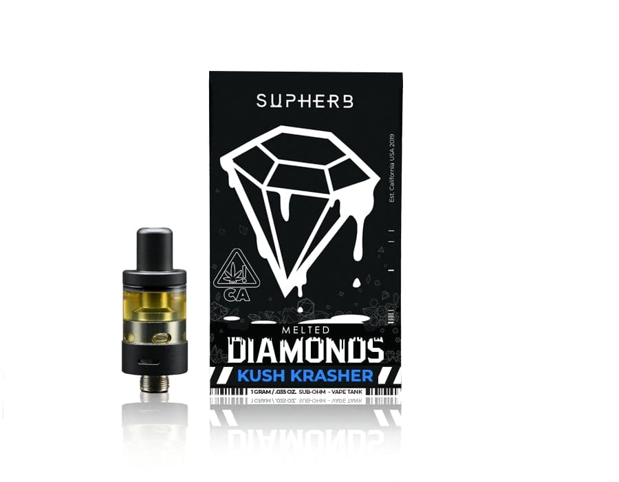 Supherb - Kush Krasher Hybrid Melted Diamonds Cartridge 1g