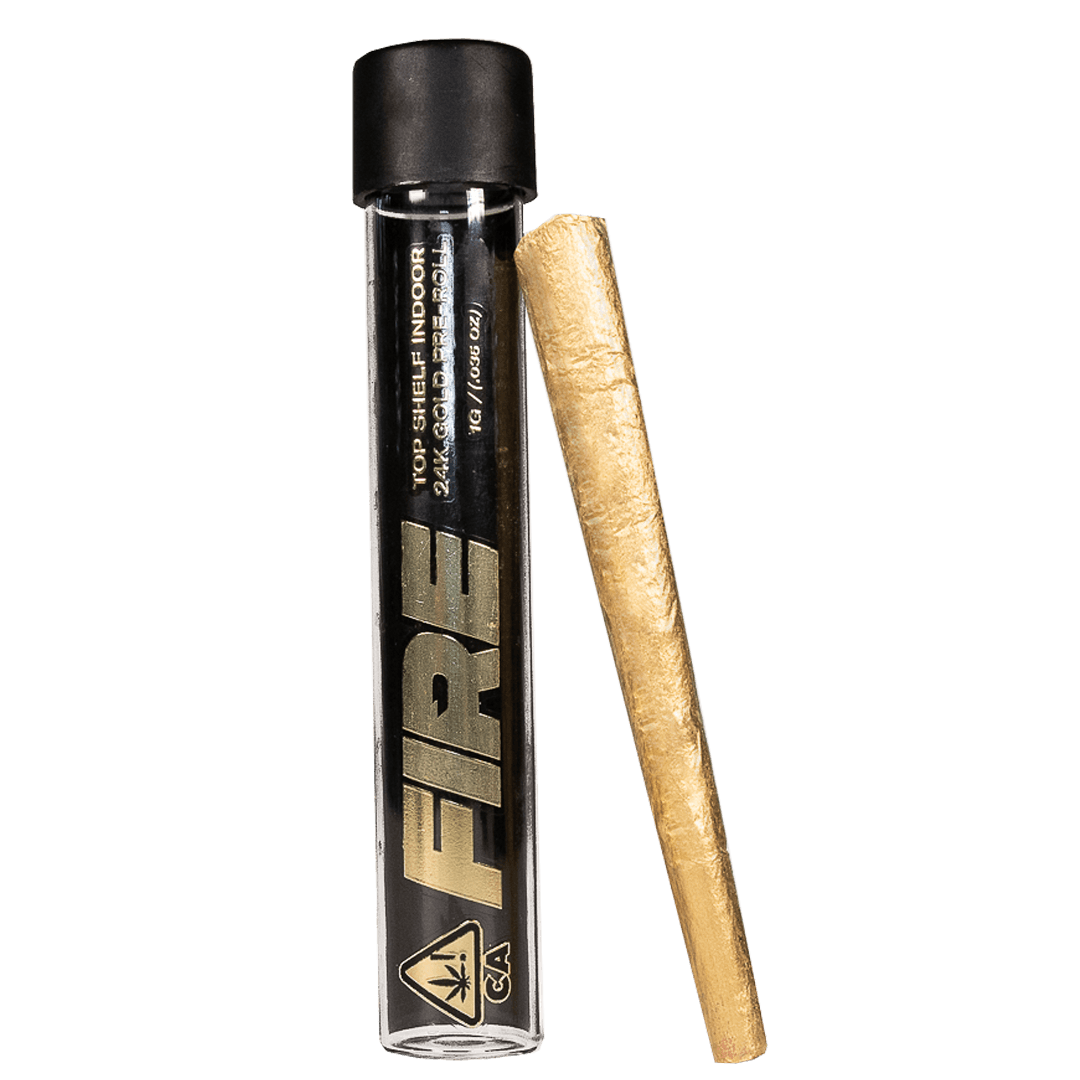 24K GOLD INFUSED 1.0 G PRE-ROLL - By FIRE
