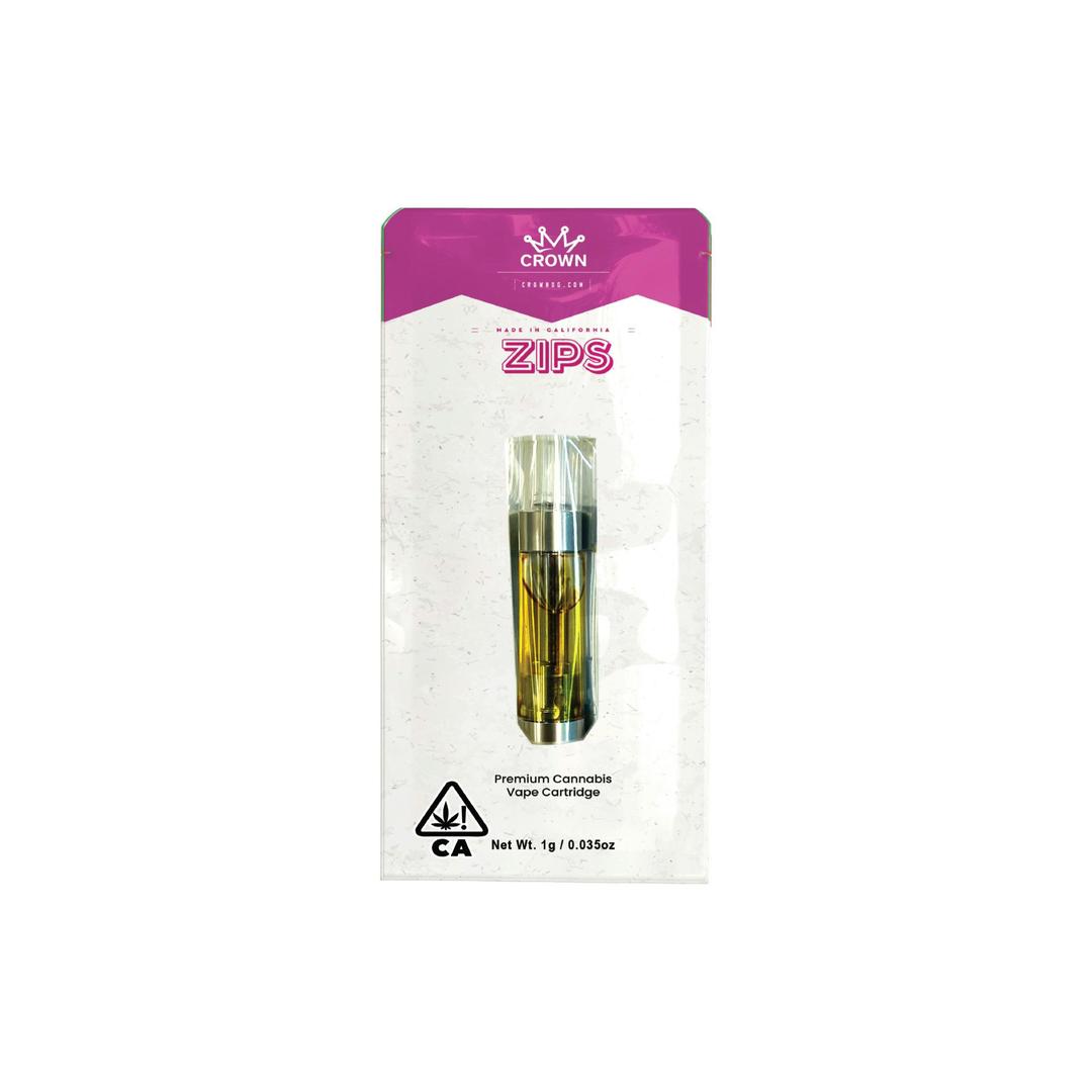 Zips by Crown Banana OG Vape Cartridge
