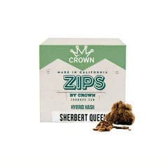 Zips by Crown Sherbert Queen Hash