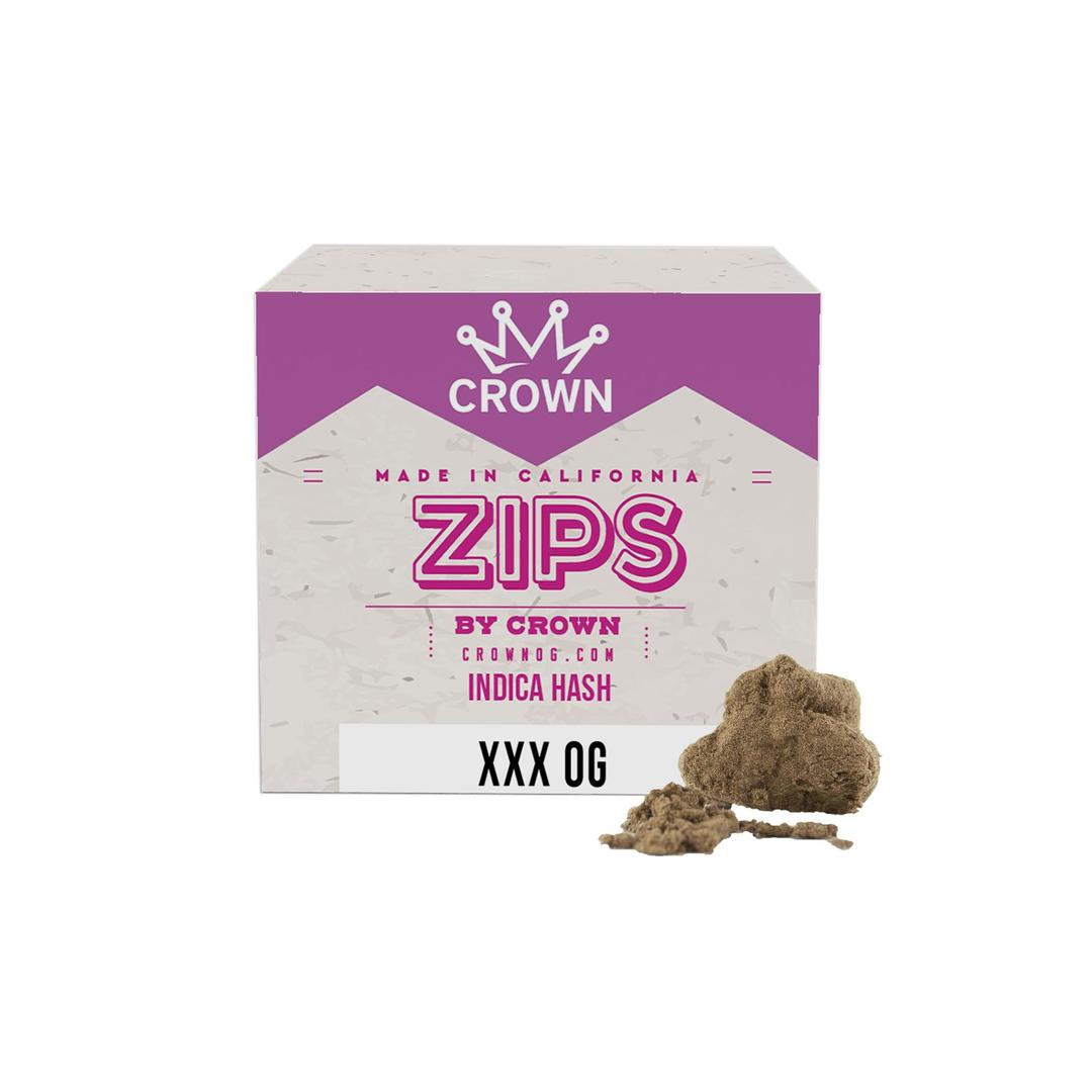 Zips By Crown XXX OG Hash