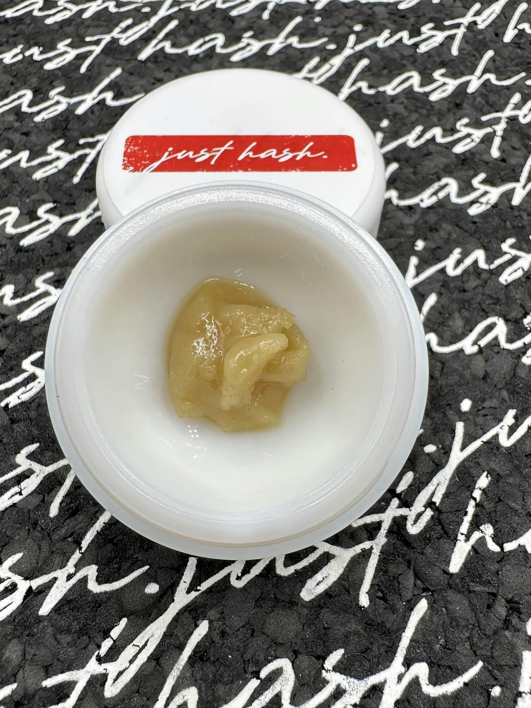 Just Hash - Garlic Budder Live Rosin Badder 1g