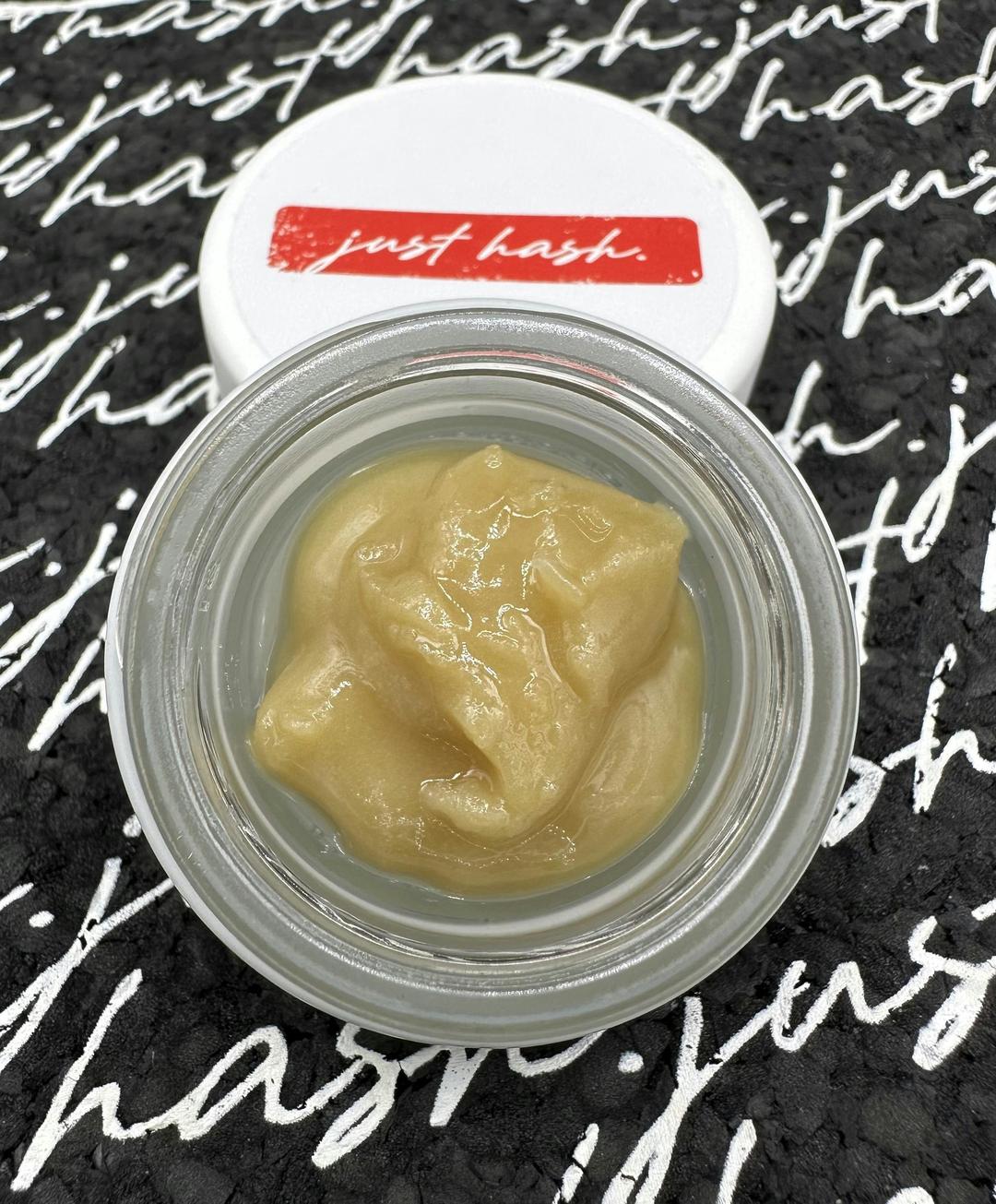 Just Hash - Garlic Budder Live Rosin Badder 3.5g
