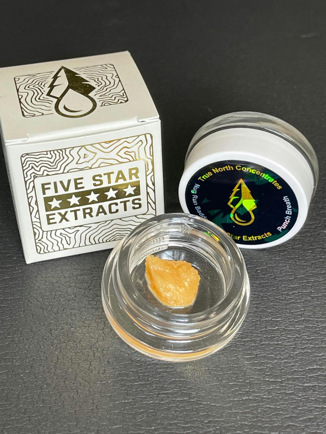 Five Star Extracts: Punch Breath - 1 Gram Nug Run Badder