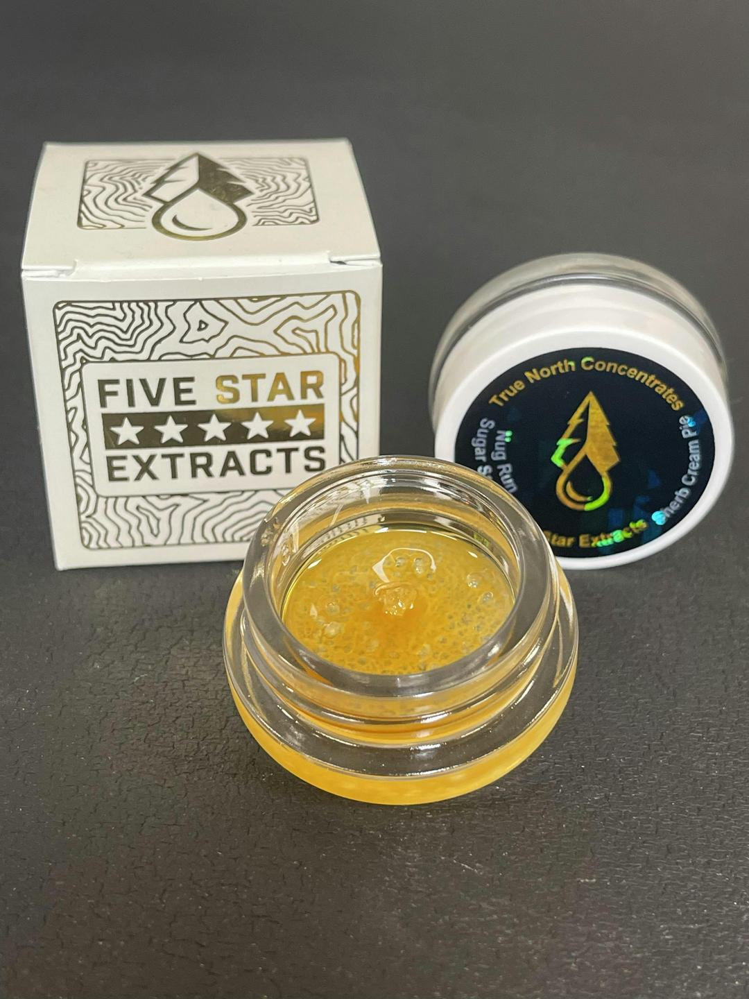 Five Star Extracts: Sherb Cream Pie - 1 Gram Nug Run Sugar Sauce