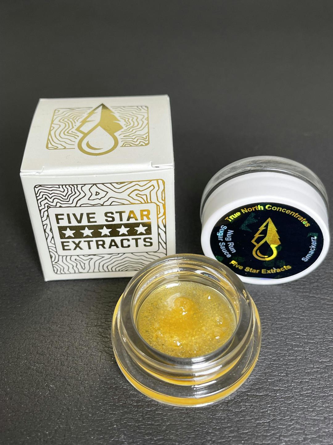 Five Star Extracts: Smackerz - 1 Gram Nug Run Sugar Sauce