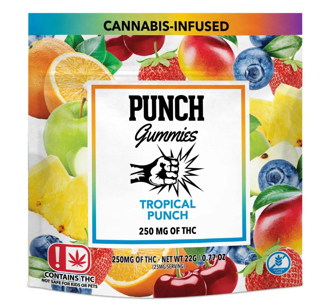 Tropical Punch Gummies 250MG (OK)
