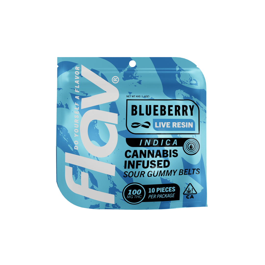 Live Resin Blueberry Belt - 100mg