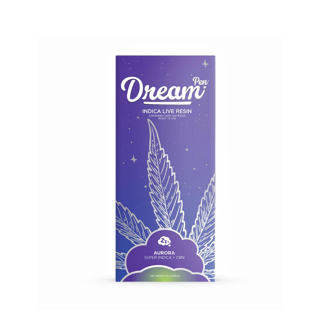 Dream Pen: Aurora - 0.5G Live Resin Disposable (Liquid Diamonds + CBN)