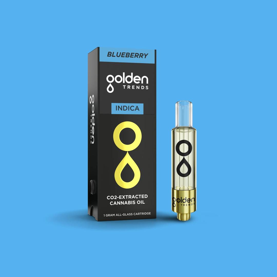 Blueberry - CO2 All-Glass Cart - 1G