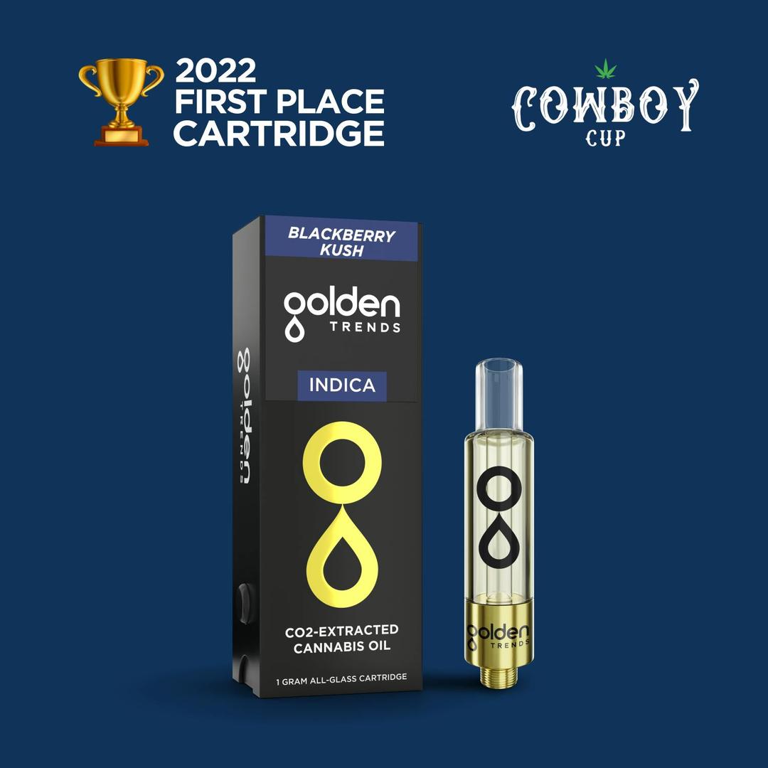 Blackberry Kush - 1G All-Glass Cart