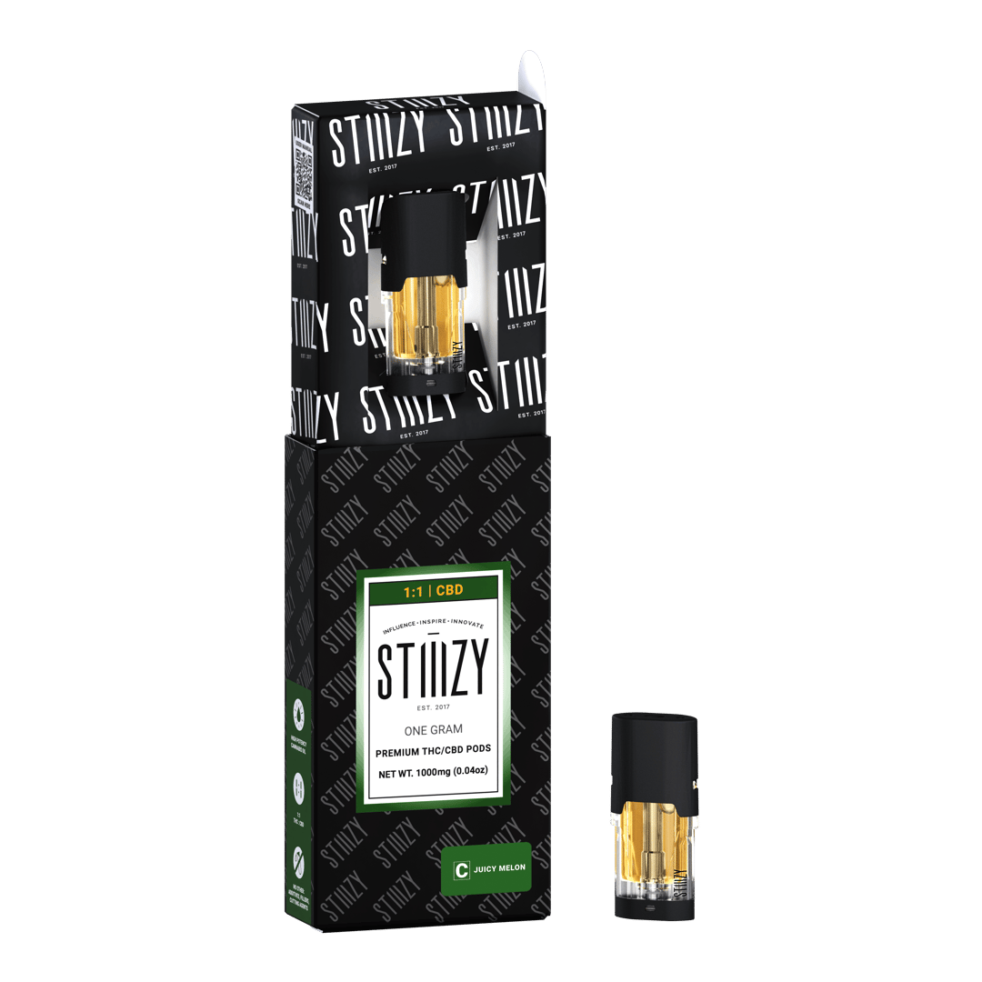Vape - JUICY MELON - 1:1 (CBD/THC) PREMIUM POD 1G - IL