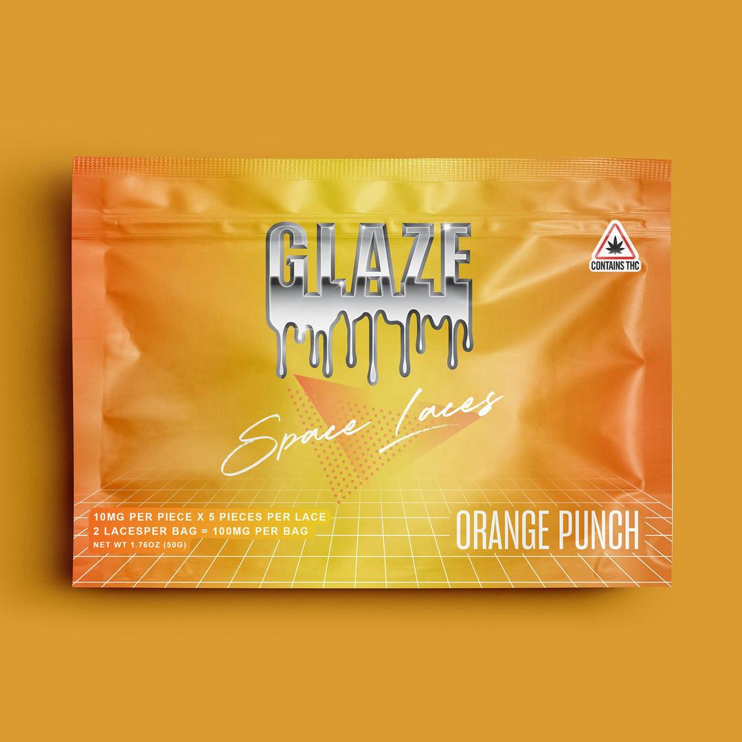 Glaze | Orange Punch Space Laces | 100mg