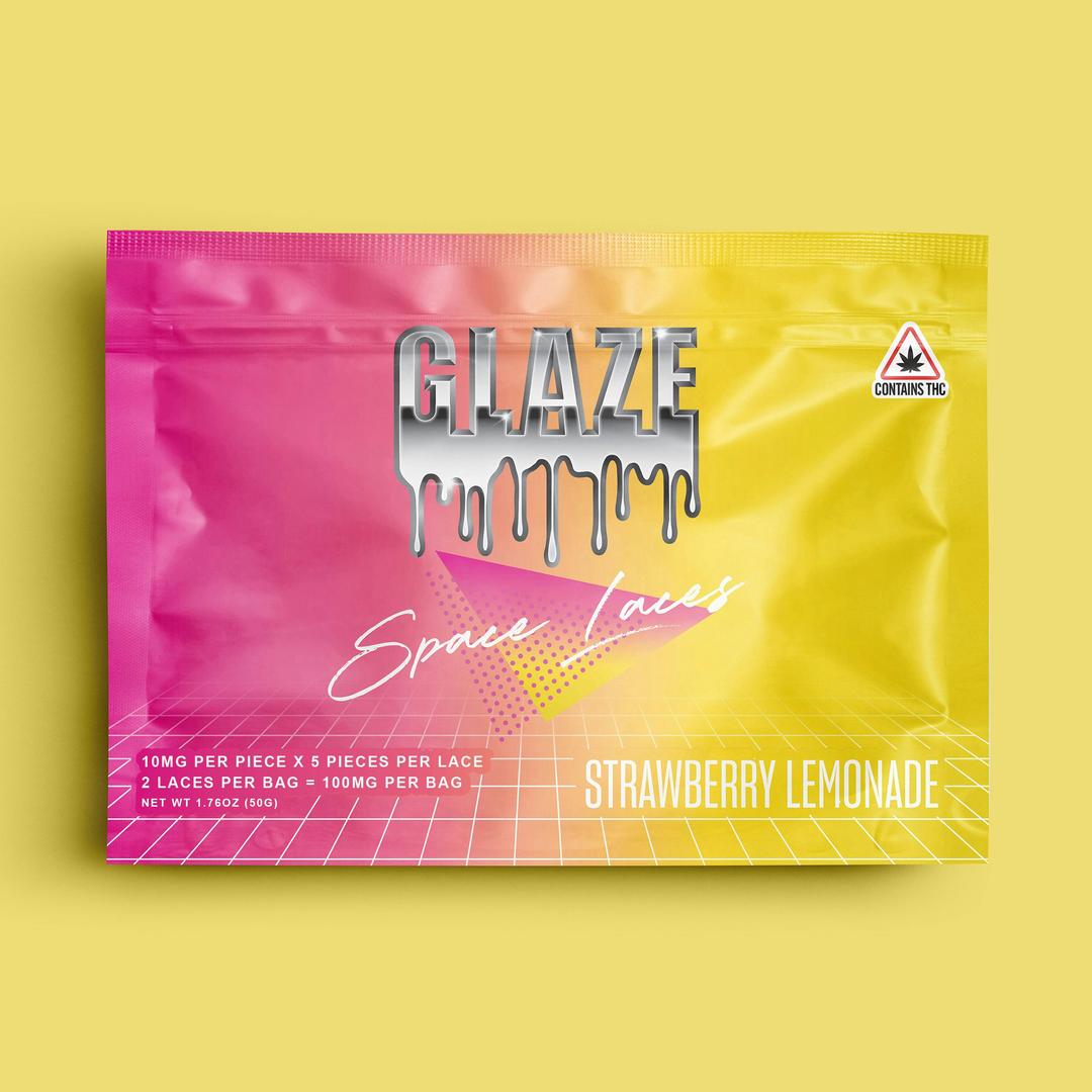 Glaze | Strawberry Lemonade Space Laces | 100 mg