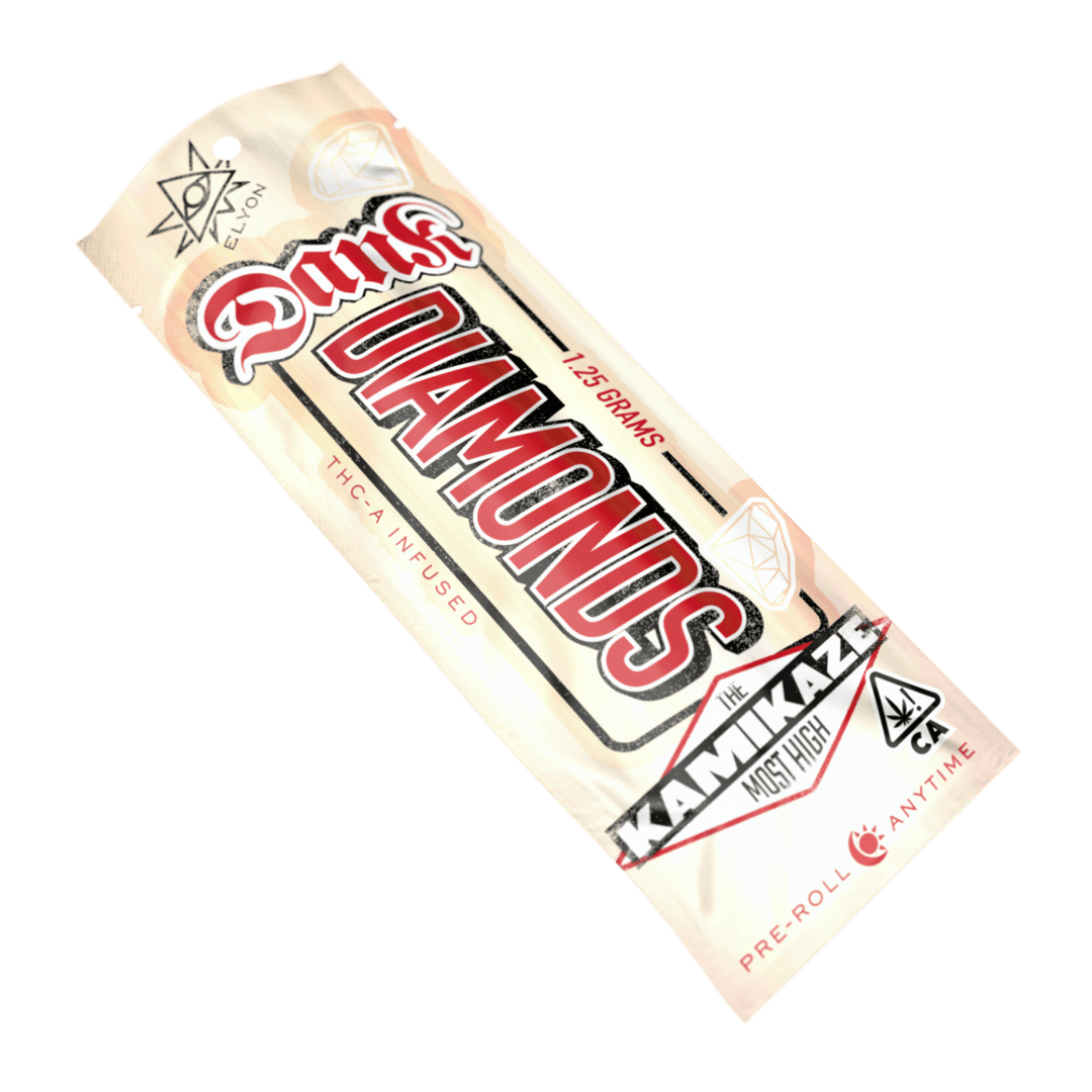 Kamikaze | Dank Diamonds Infused Pre-Roll | 1.25 Grams