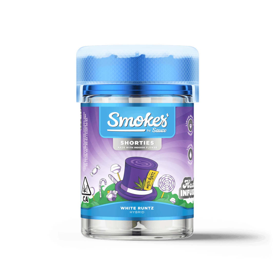 Smokes Infused Preroll 5 Pack - White Runtz (Hybrid) (3g)
