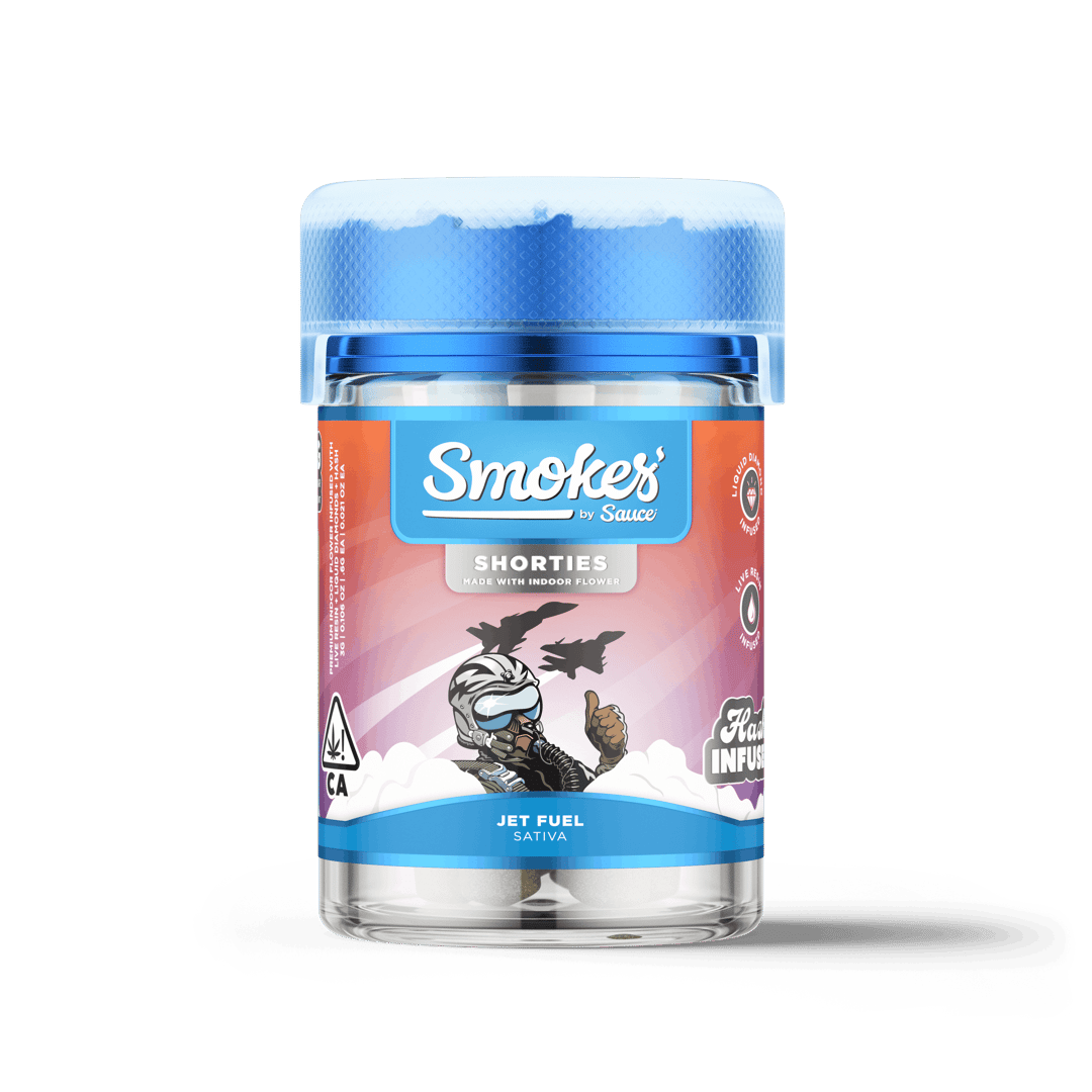 Smokes Infused Preroll 5 Pack - Jet Fuel (Sativa) 3g