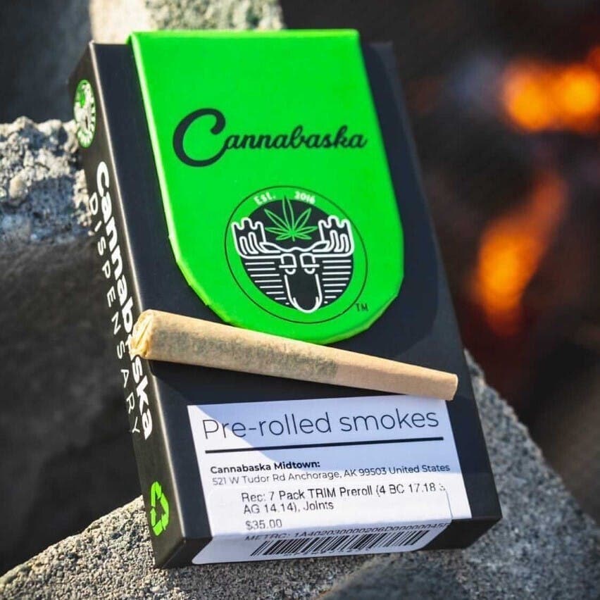 Cannabaska | 7pk Premium Trim Pre-Rolls (2WC 23.5)(2MAC 23.47)(3GOG 21.18)
