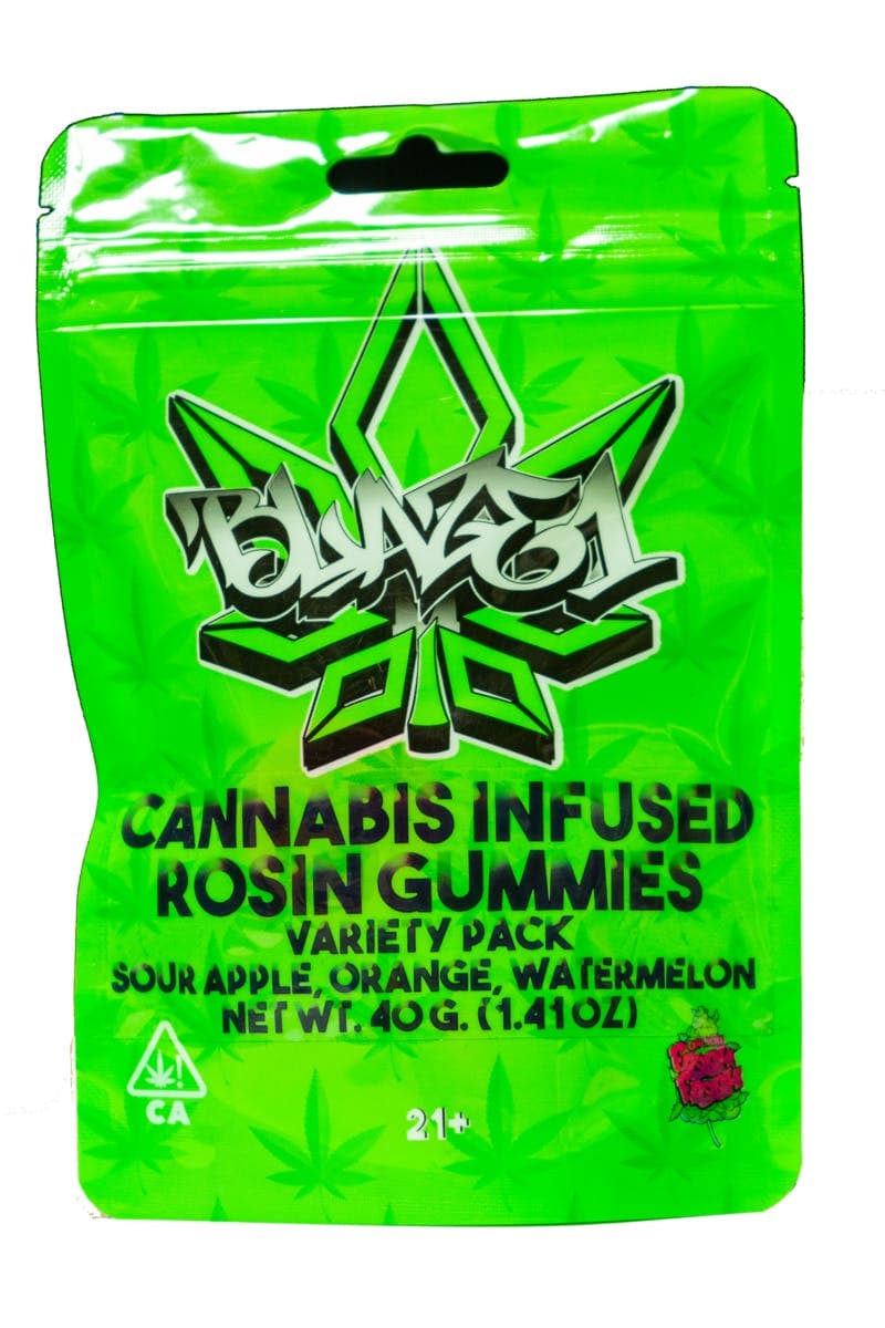 Blaze1 - Infused Rosin Gummies High Quality Indoor Variety Pack