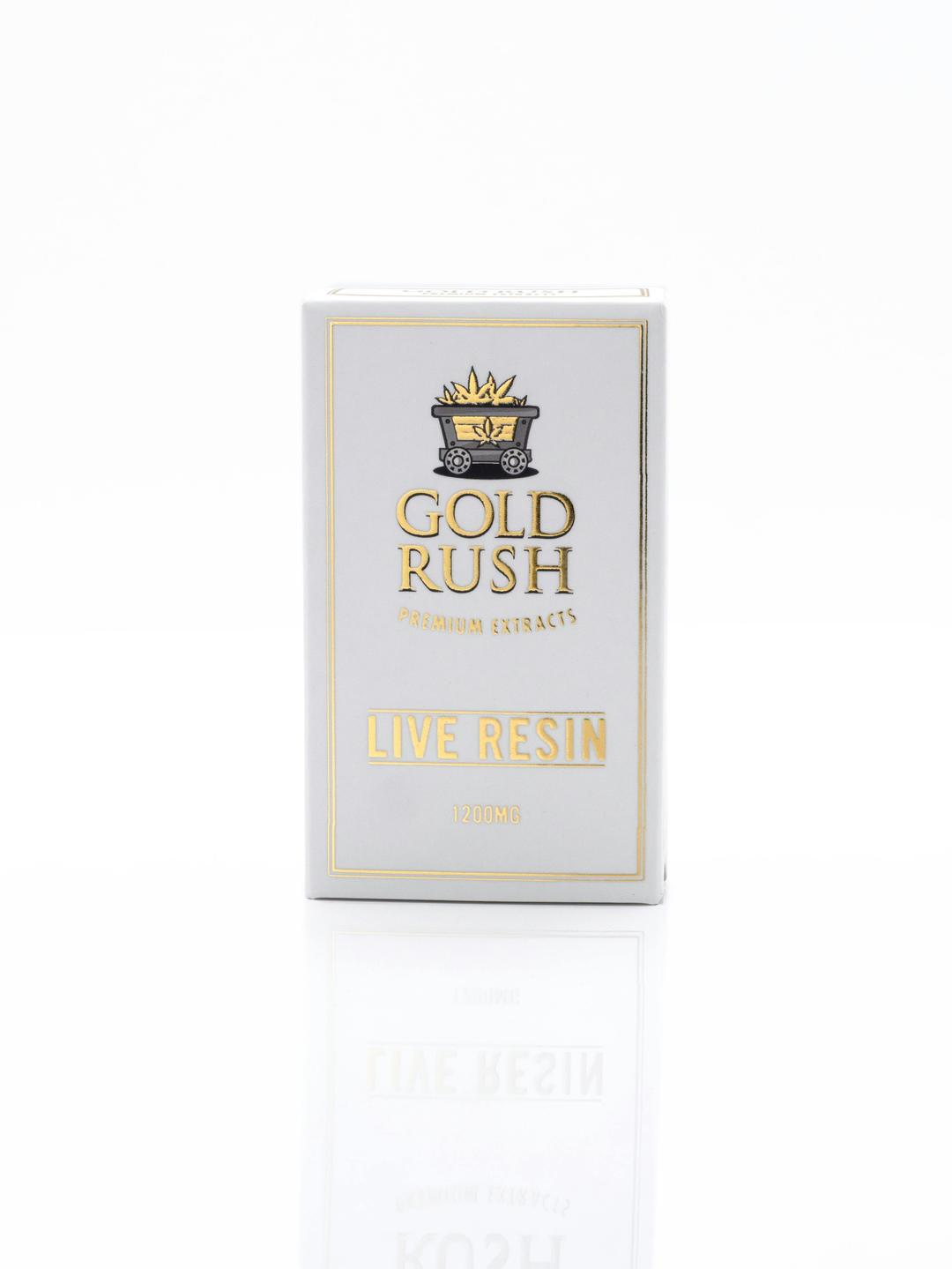 Gold Rush - Indica - Live Resin Cartridges - Blueberry Muffin