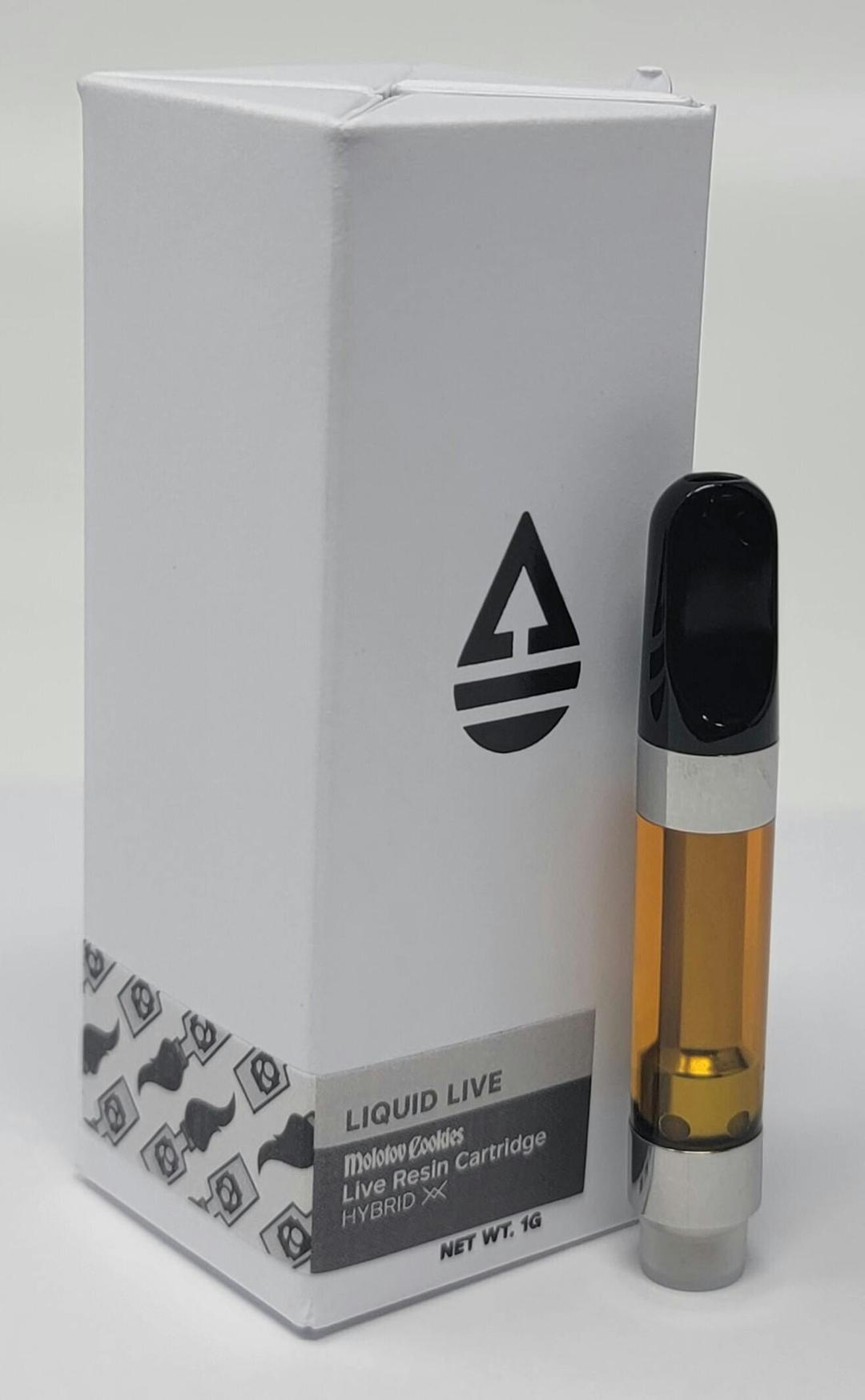 1 Gram 100% Live Resin Cartridge | Molotov Cookies