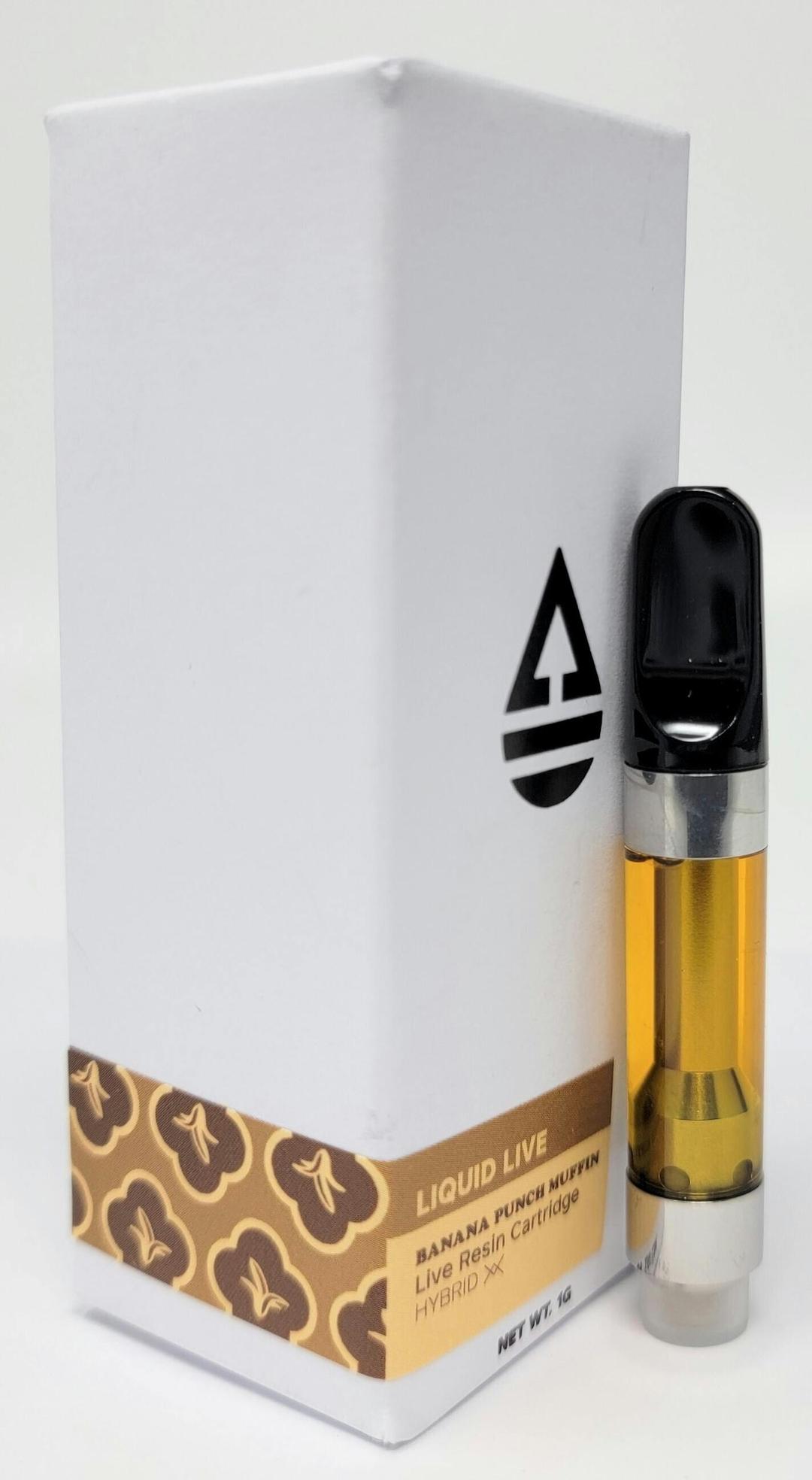 1 Gram 100% Live Resin Cartridge | Banana Punch Muffin